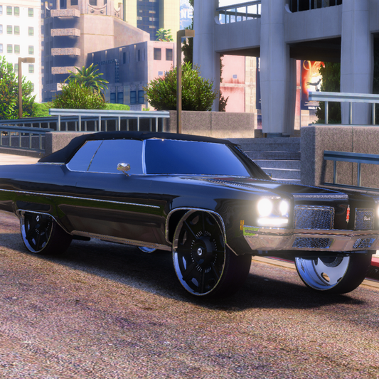 Oldsmobile Delta98 Vert Donk 1972 [Animation Roof]  |Badged|