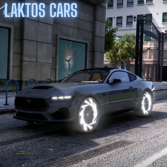 Ford Mustang 2023 Spiners Animted Dub |Badged|