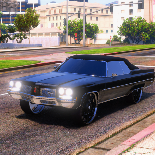 Oldsmobile Delta98 Vert Donk 1972 [Animation Roof]  |Badged|