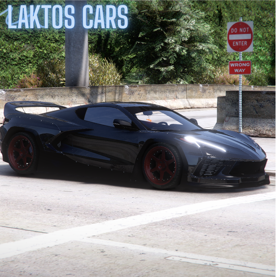 chevrolet corvette c8 widebody   | Debadged |