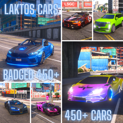 Fivem Car Pack: 400+ Cars| Debadged Cars